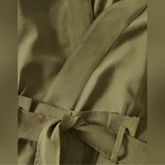 Mango Green Wrap Jumpsuit with Belted Waist NWOT - Picture 5 of 5